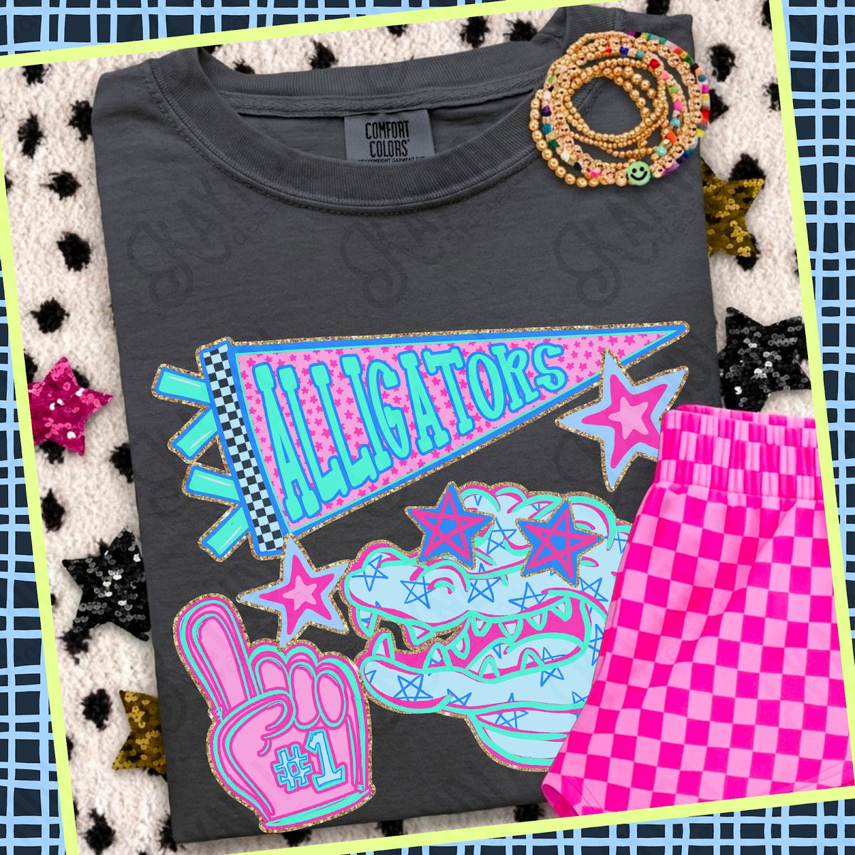 Doodle Star Mascots Alligators Top