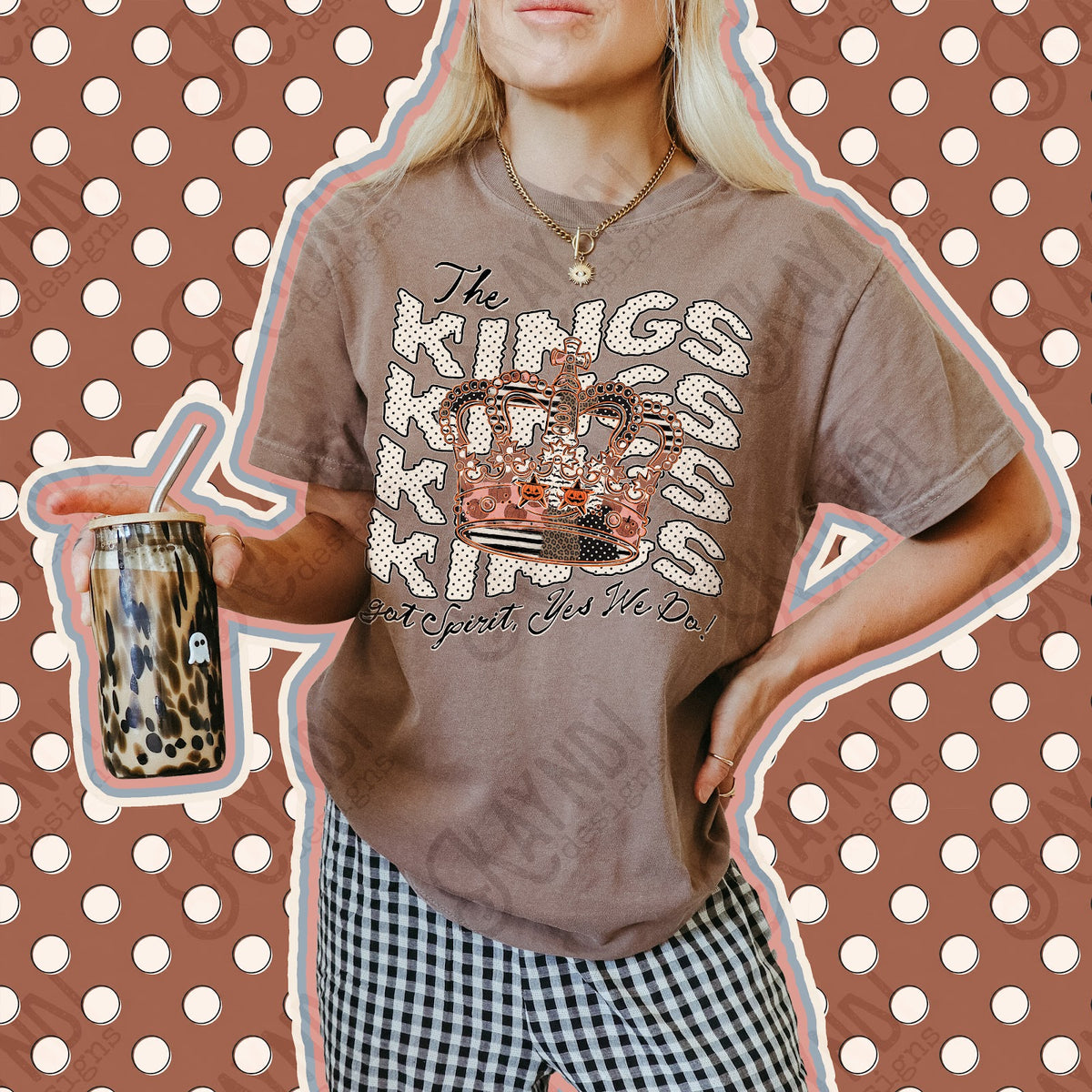 Patchwork Pumpkin Spirit Kings Top