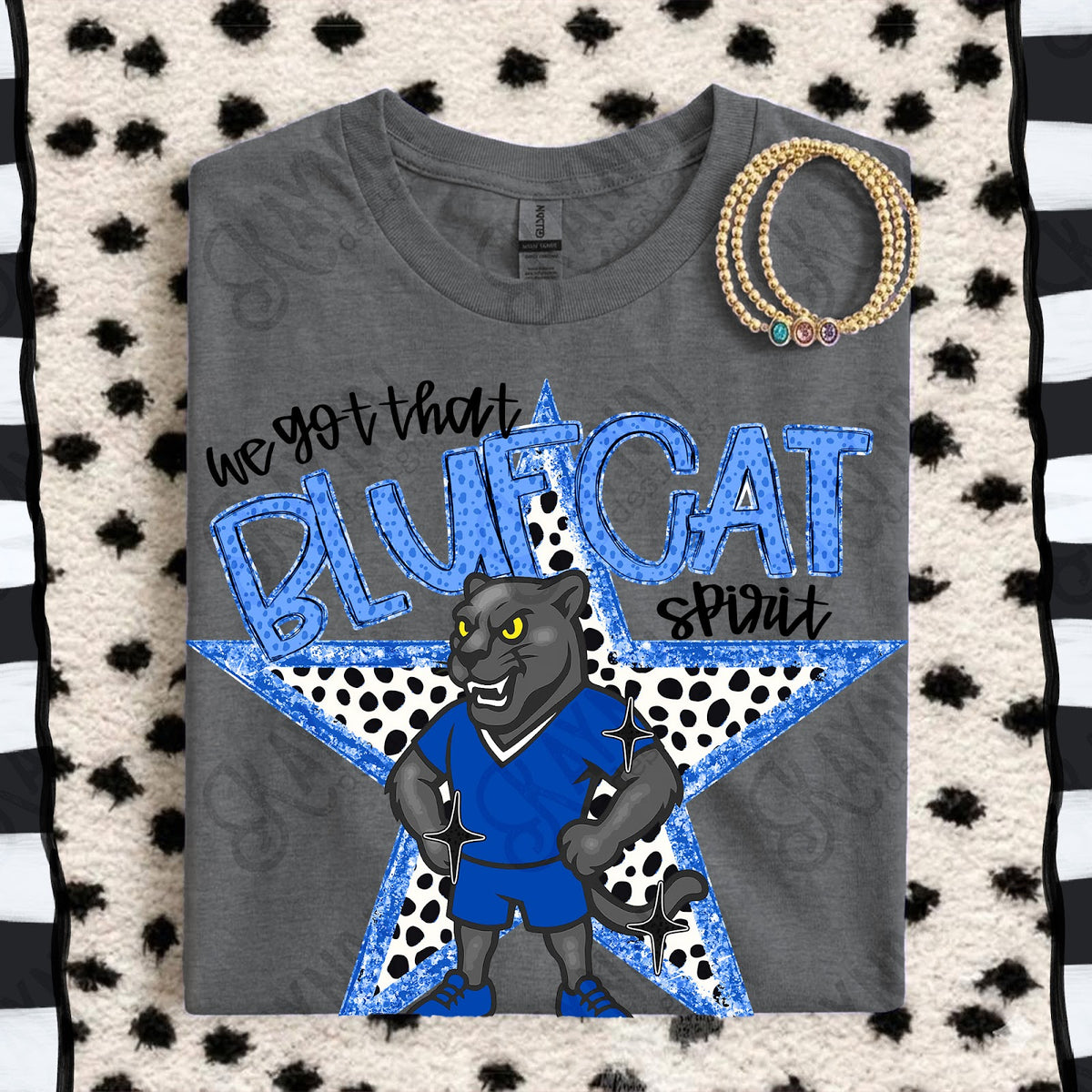 We Got That Spirit Bluecat Top
