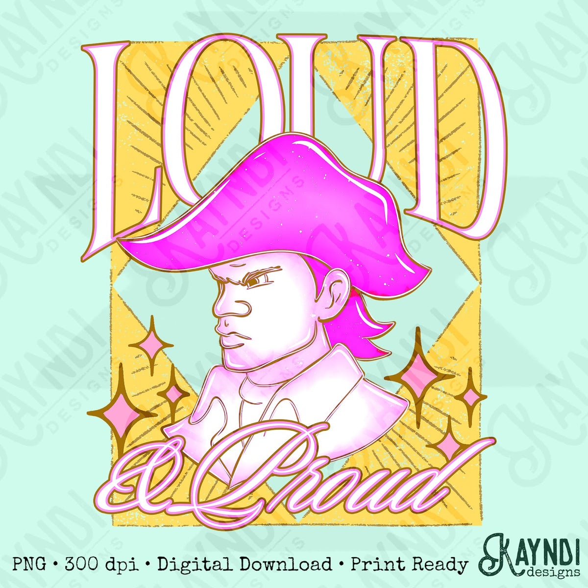 KayndiDesigns Loud and Proud Pink Commodores Top