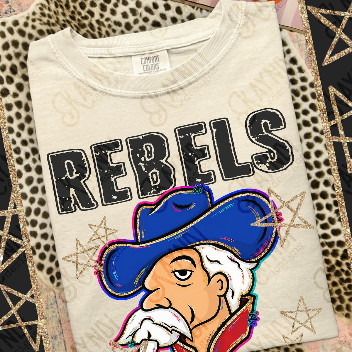 Grunge Varsity Rebels Top