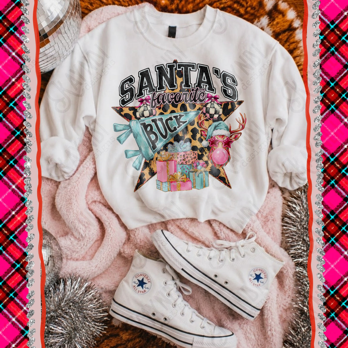 Santas Favorite Bucks 2 Top