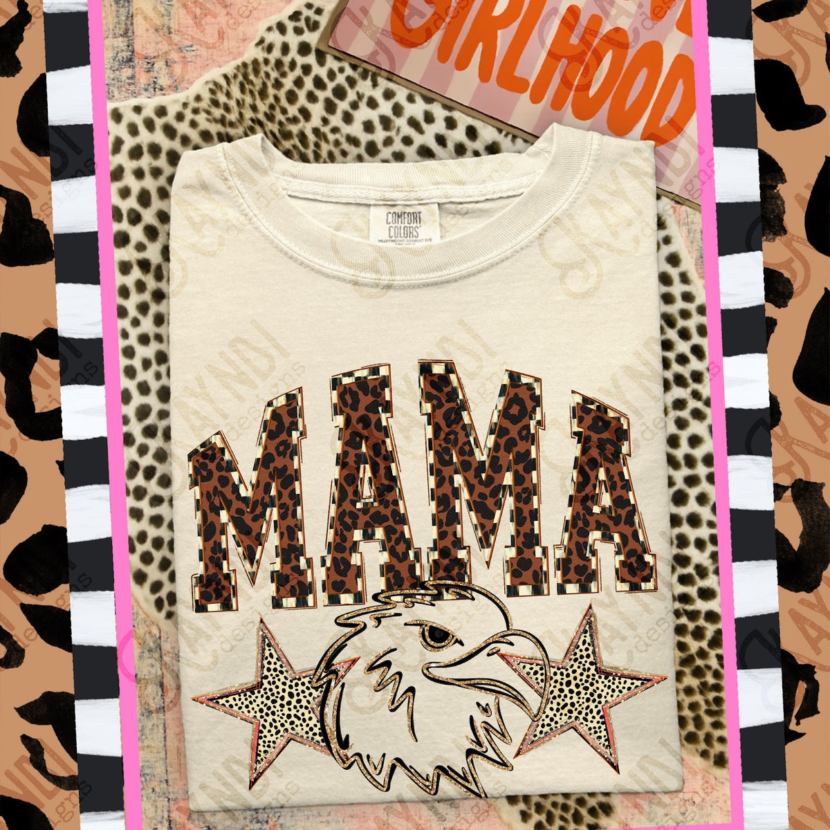 MAMA Redhawks Top design mockup
