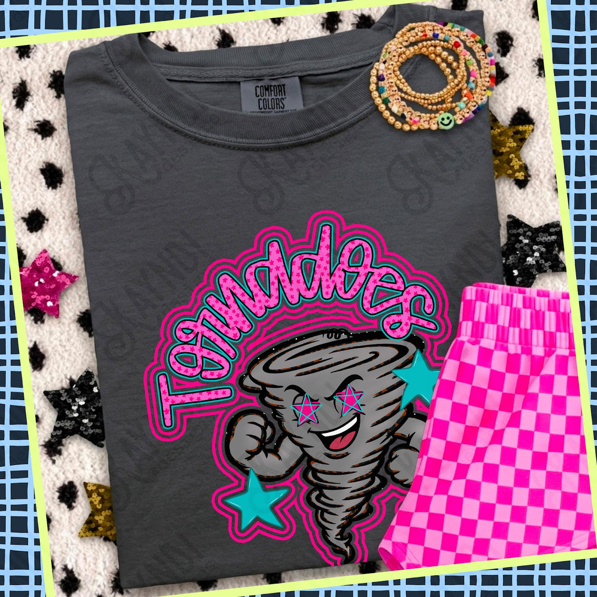 Tornadoes Pink Top