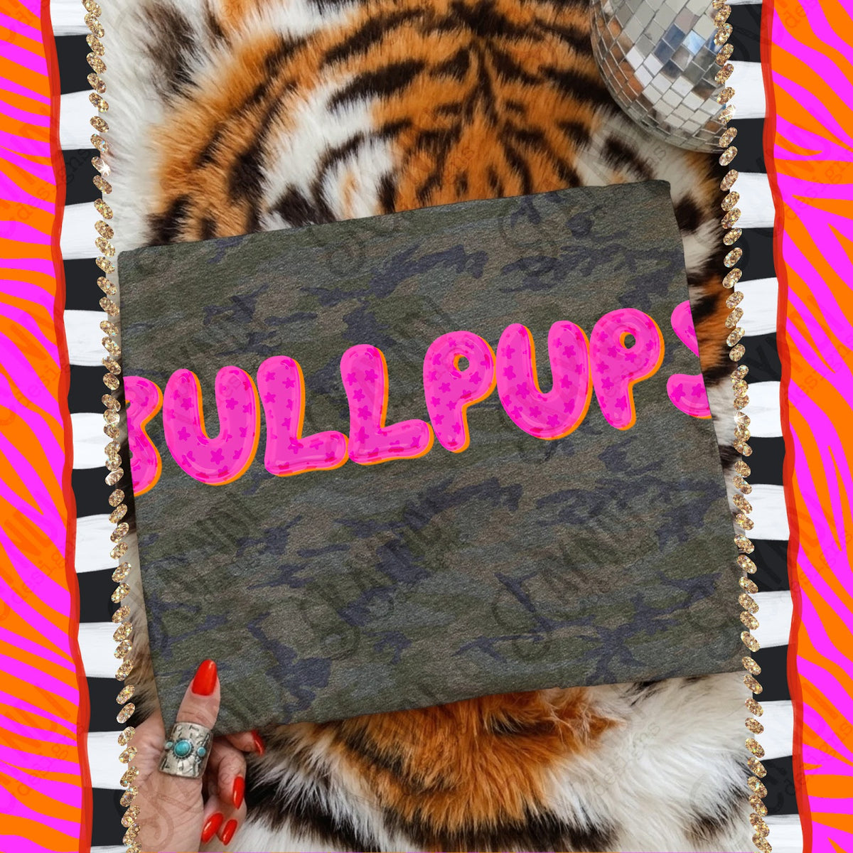 Bubble Stars Bullpups Top