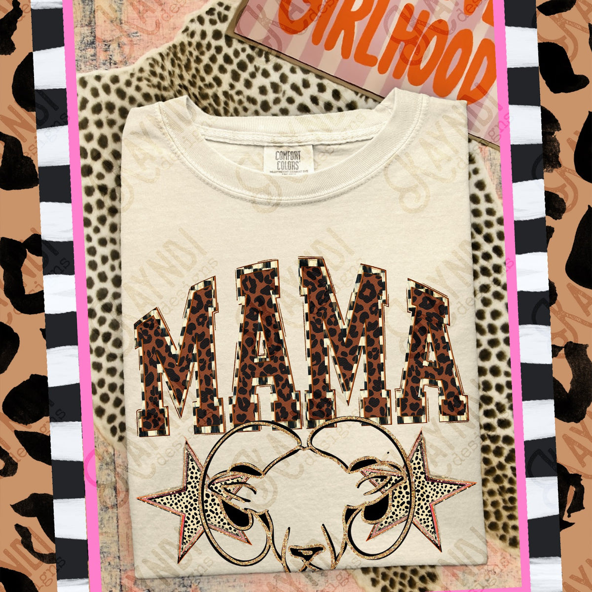 MAMA Rams 2 Top design mockup