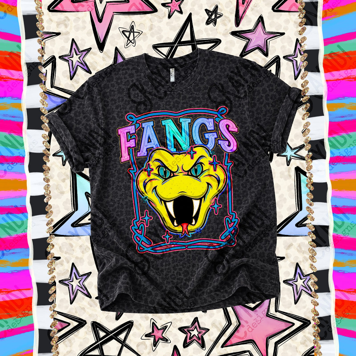 Retro Pop Fangs Top
