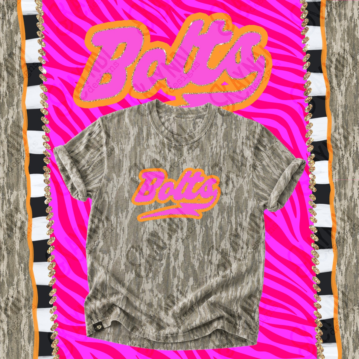 Prism Script Bolts Top