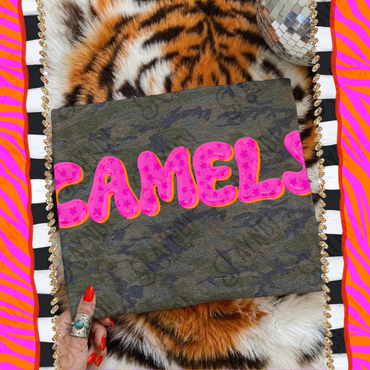 Bubble Stars Camels Top