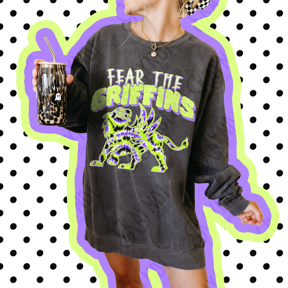 Fear the Griffins Top apparel mockup