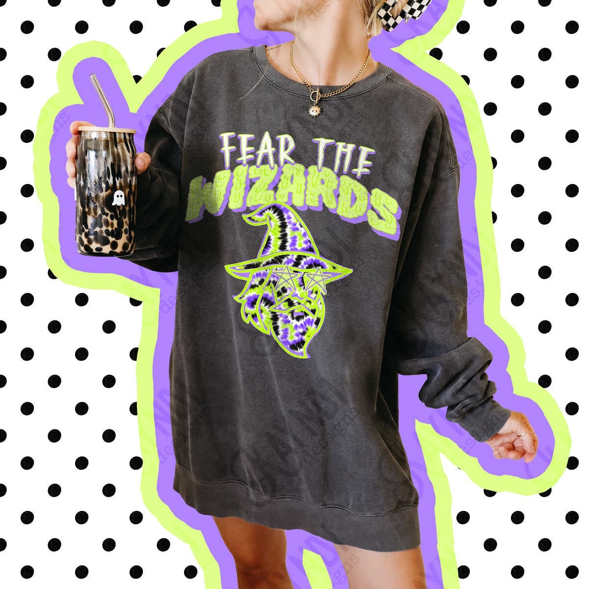 Fear the Wizards Top apparel mockup