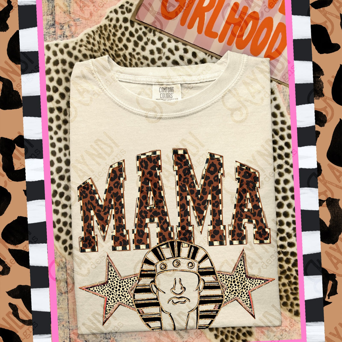 MAMA Sphinxes Top design mockup