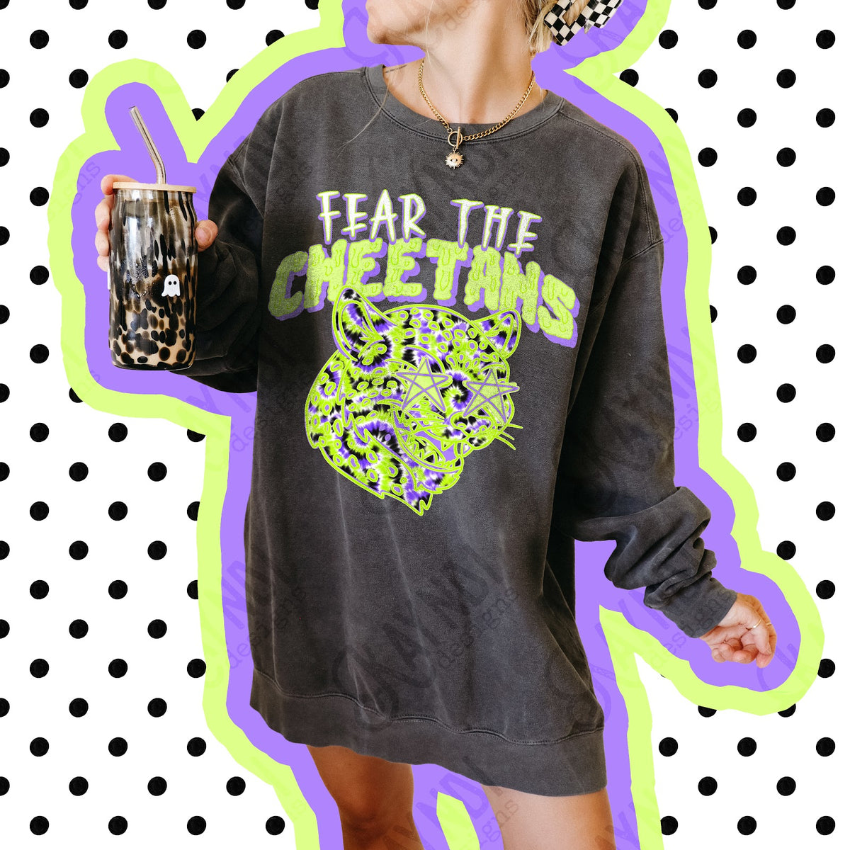 Fear the Cheetahs Top apparel mockup