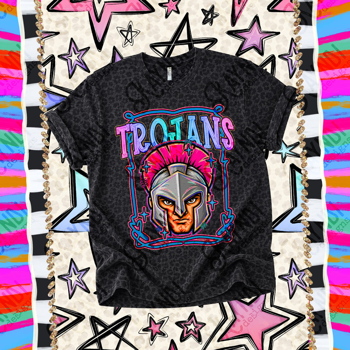 Retro Pop Trojans Top