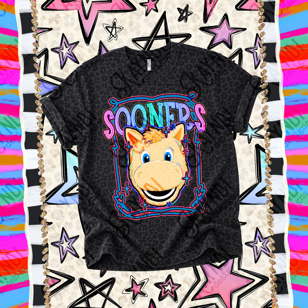 Retro Pop Sooners Top