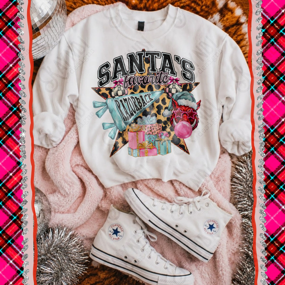 Santas Favorite Razorbacks Top