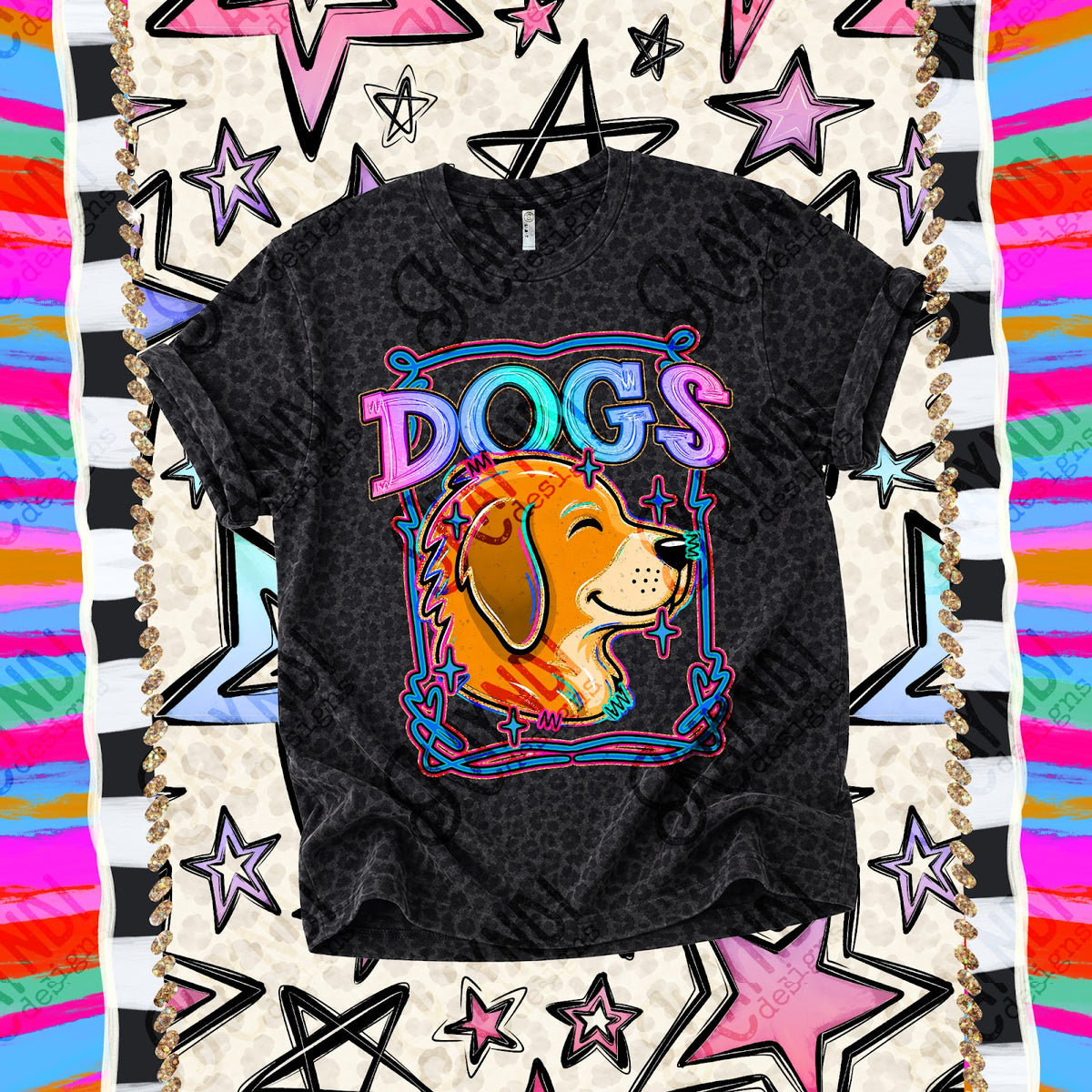 Retro Pop Dogs Top