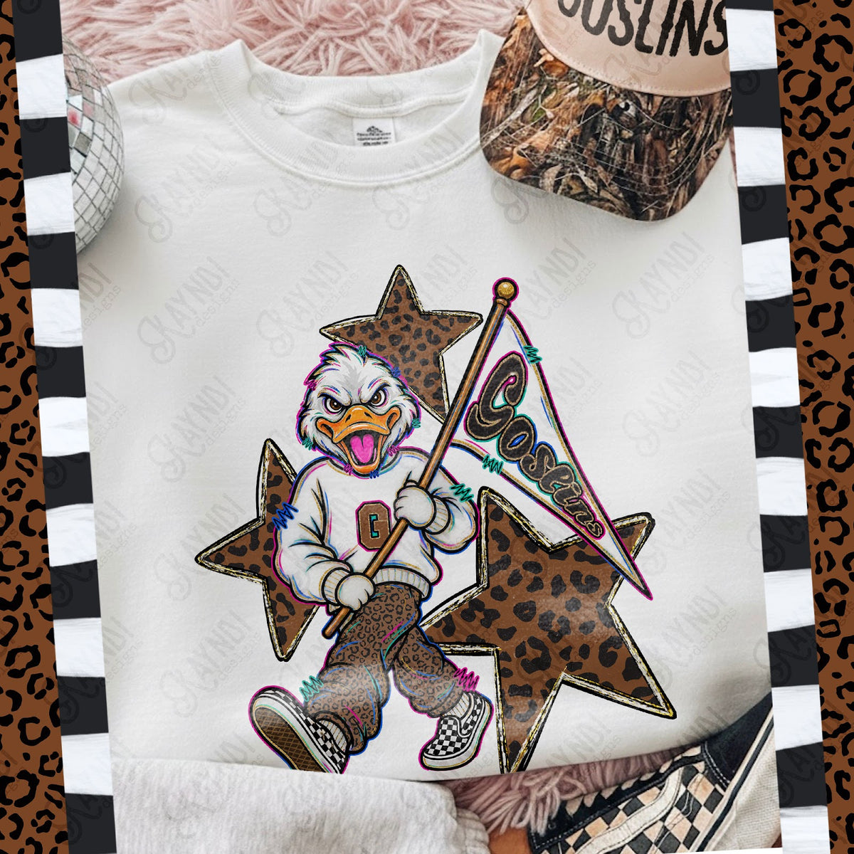 Leopard Sweats Goslins Top