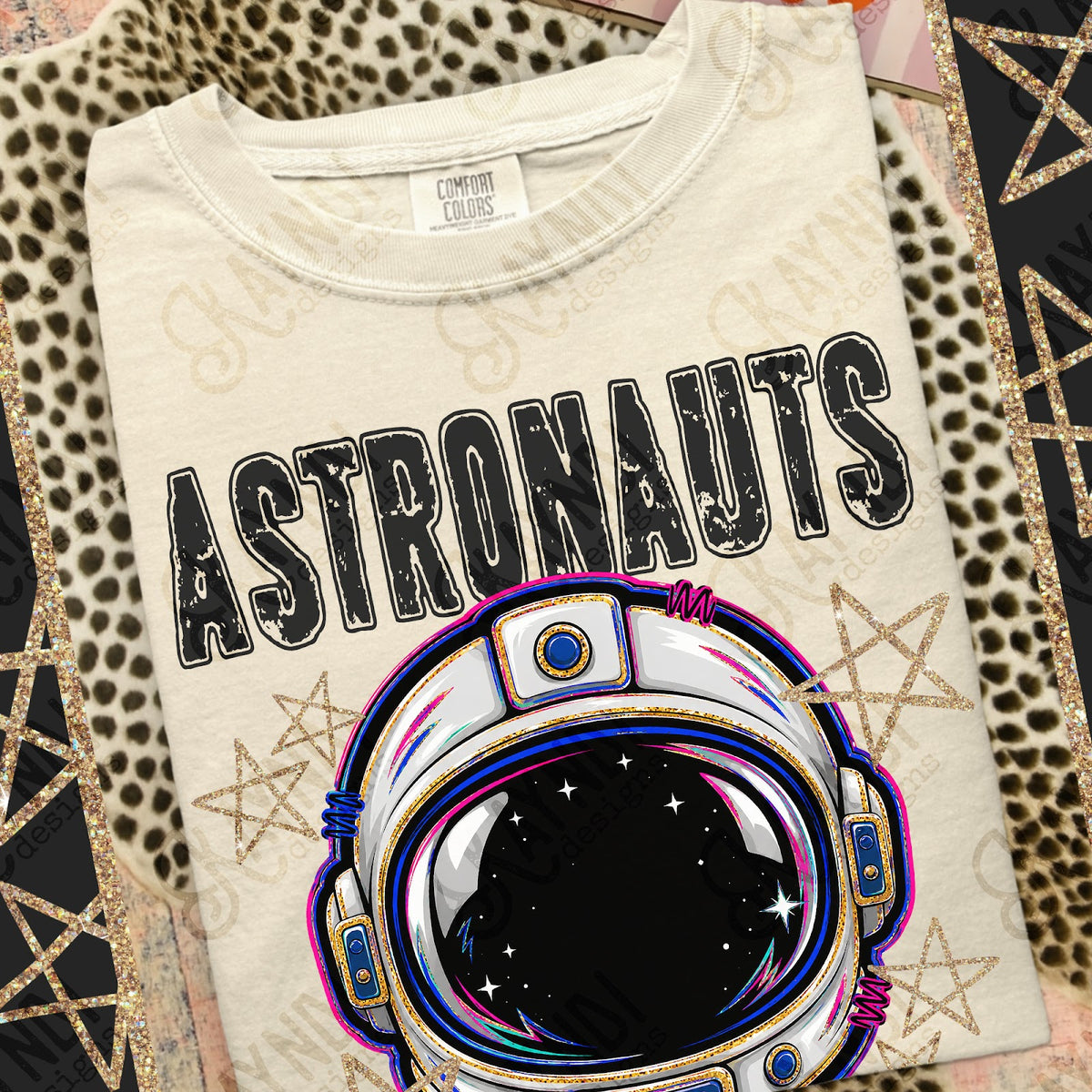 Grunge Varsity Astronauts Top