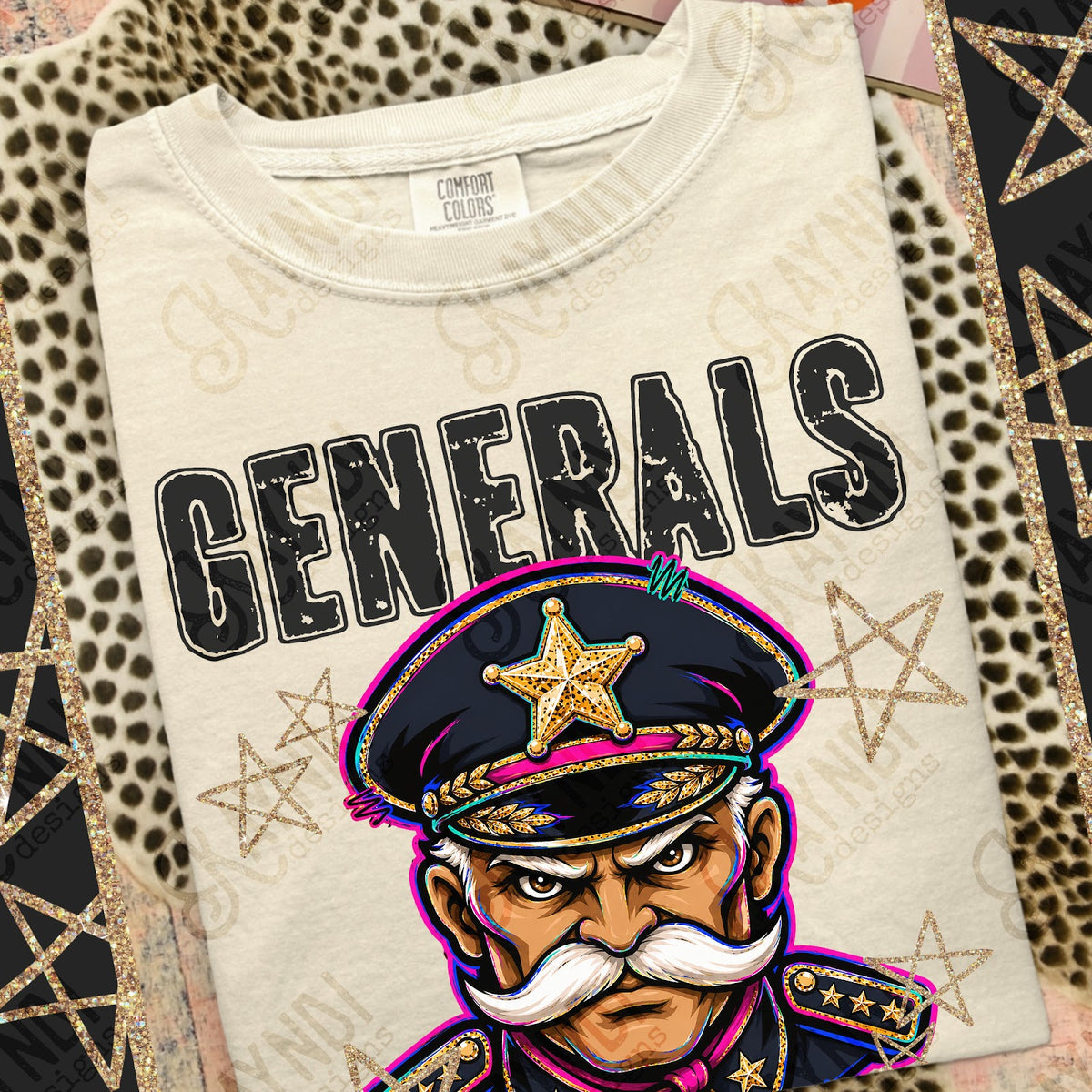 Grunge Varsity Generals Top