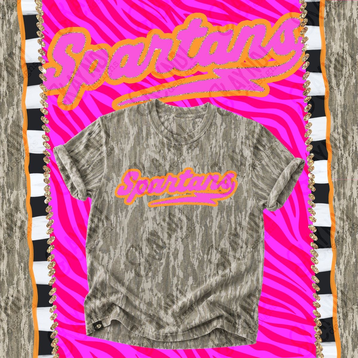 Prism Script Spartans Top