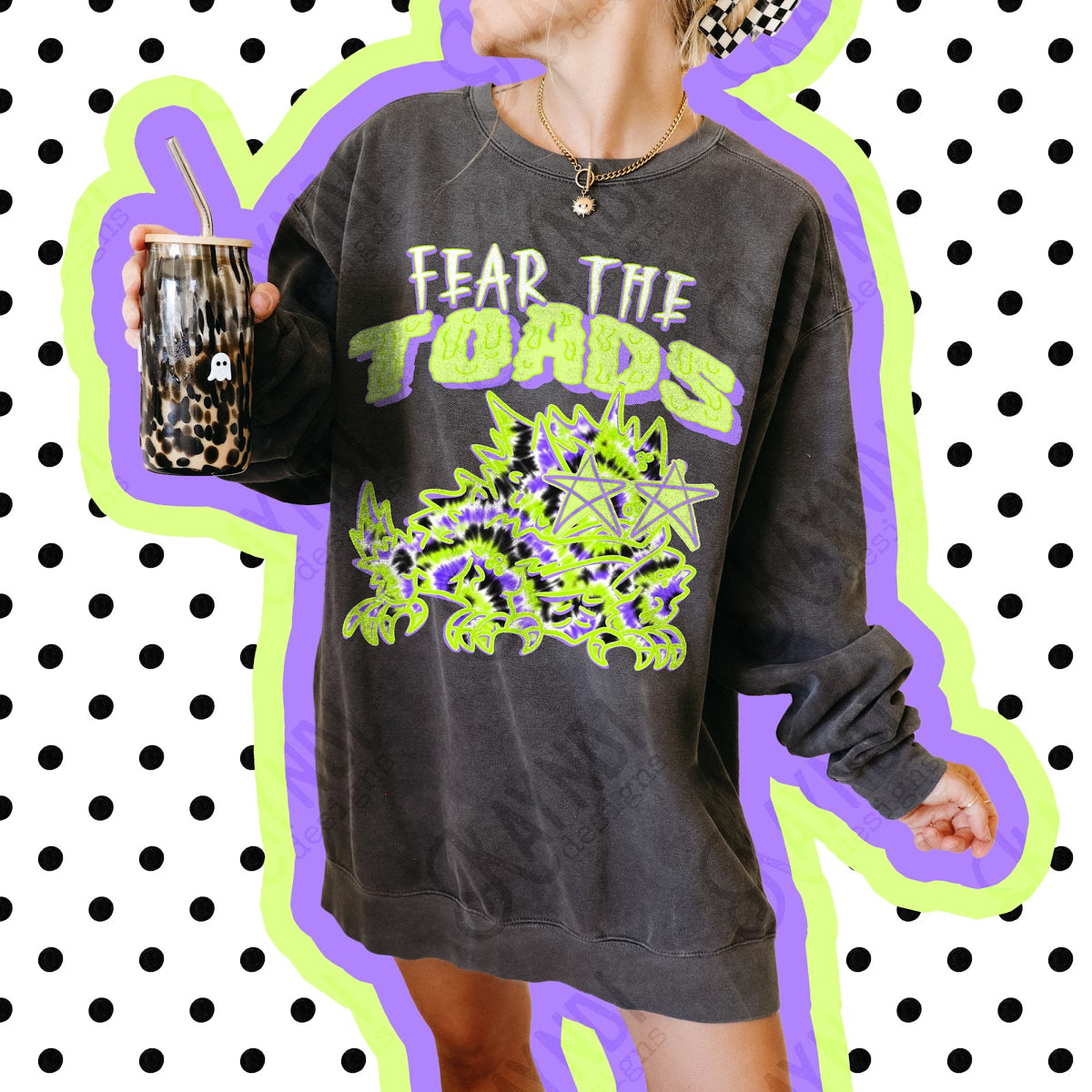 Fear the Toads 2 Top apparel mockup