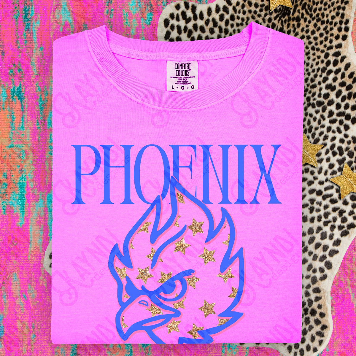 Glitter Star Mascots Phoenix Top