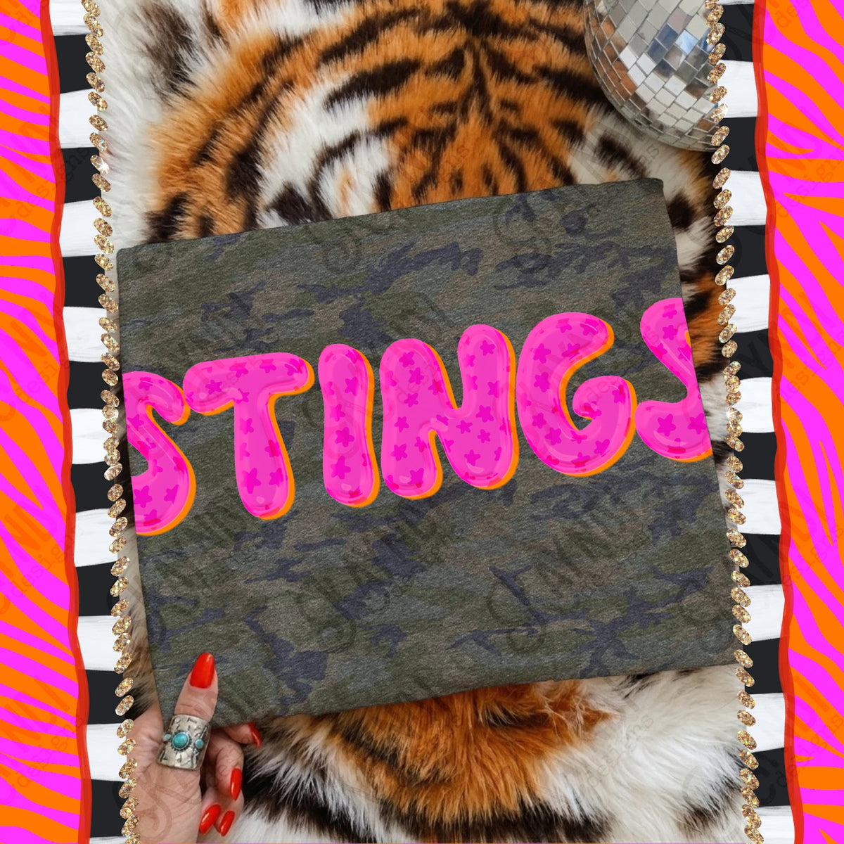 Bubble Stars Stings Top