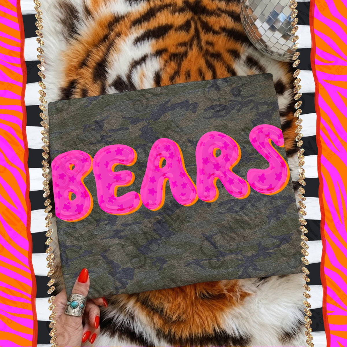 Bubble Stars Bears Top