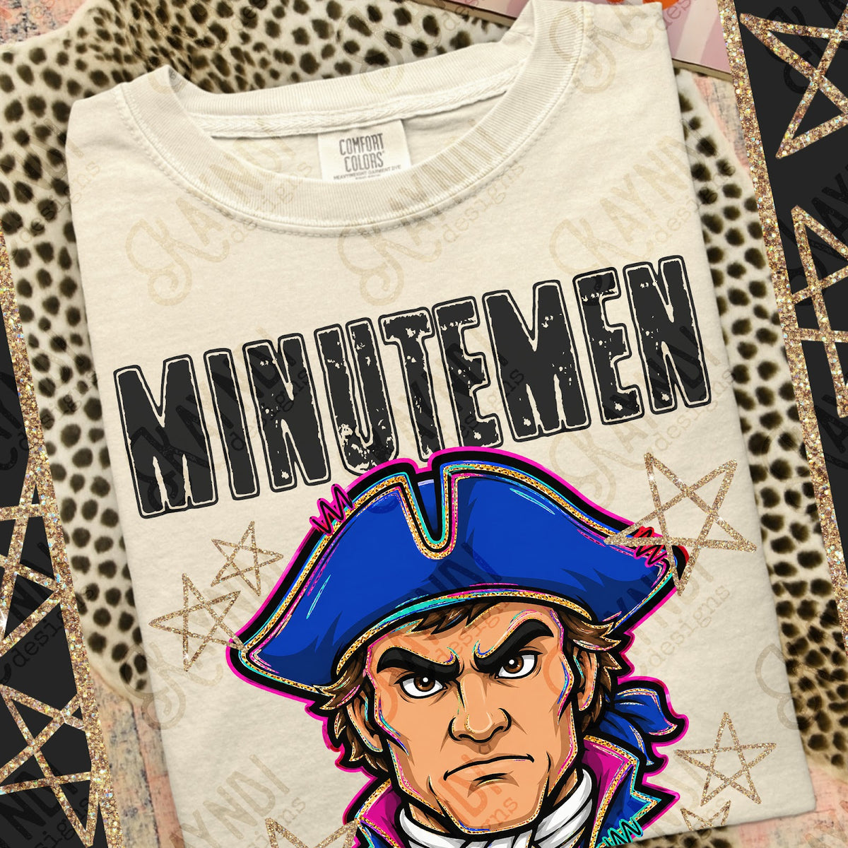 Grunge Varsity Minutemen 4 Top