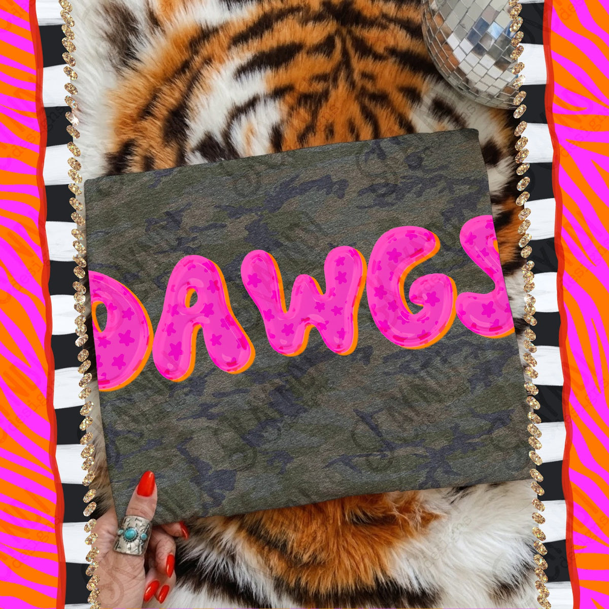 Bubble Stars Dawgs Top