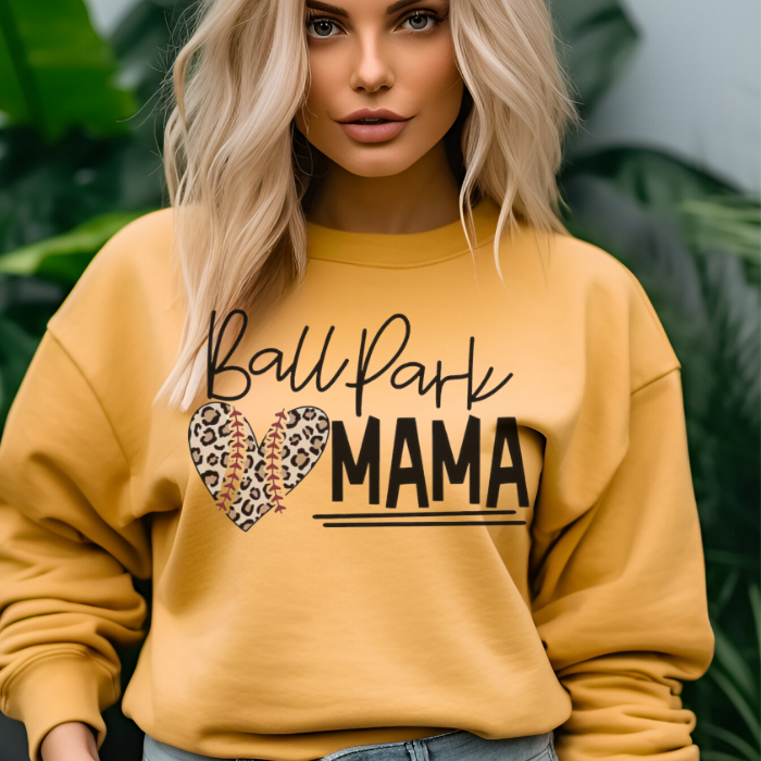 Ball Park Mama Crewneck & Hoodie