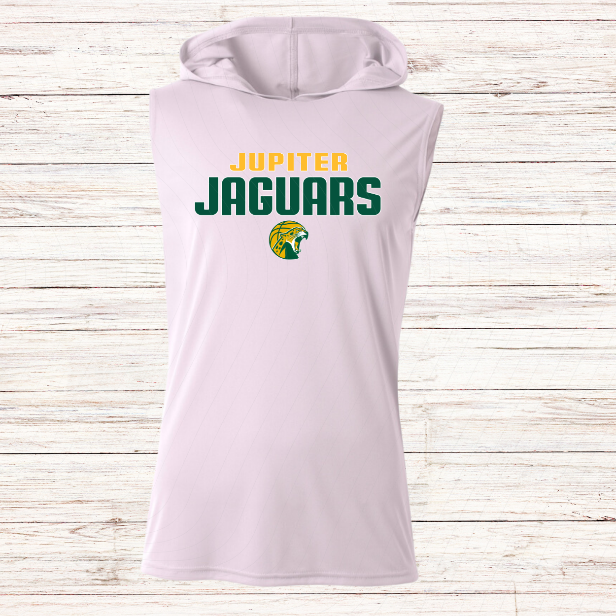 Jupiter Jaguars Basketball -Design B-Dri Fit Sleeveless w/ Hood