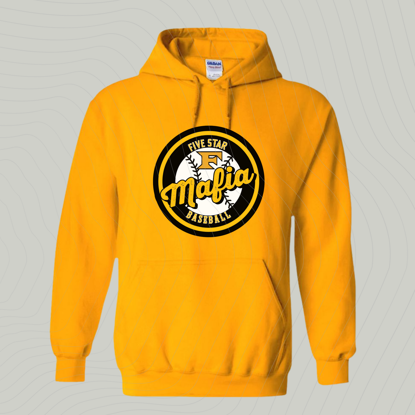 Design B-Gold Sweatshirt or Hoodie