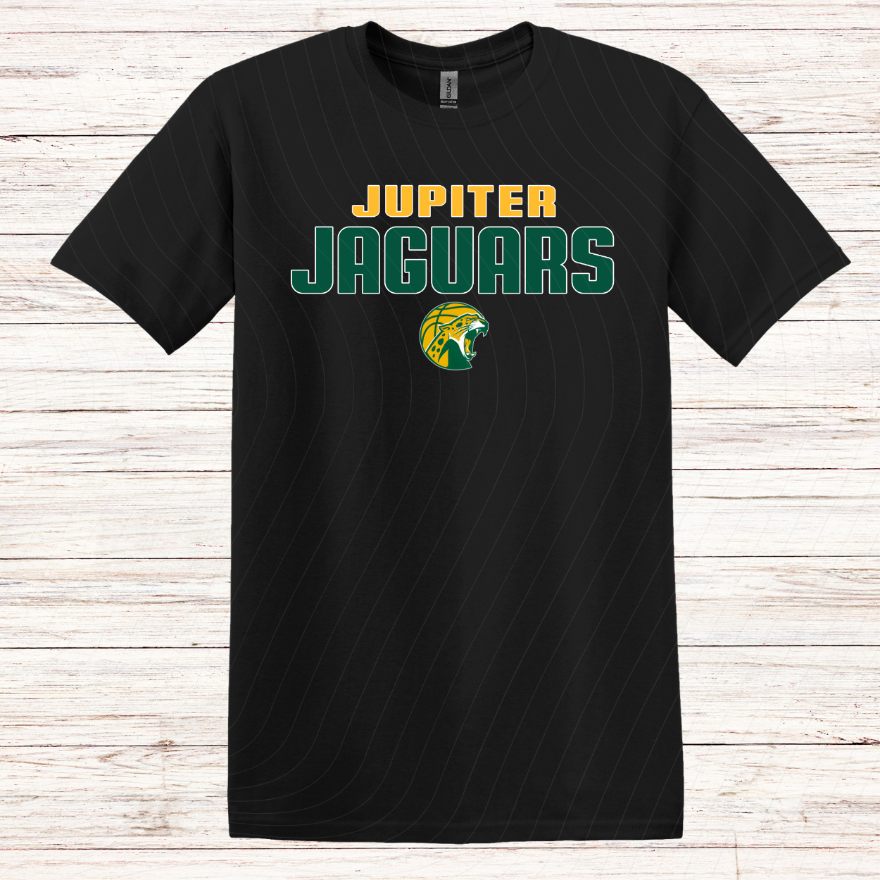 Jupiter Jaguars Basketball- Design B-Shirts-Short/Long Sleeve- Cotton/ Dri-Fit