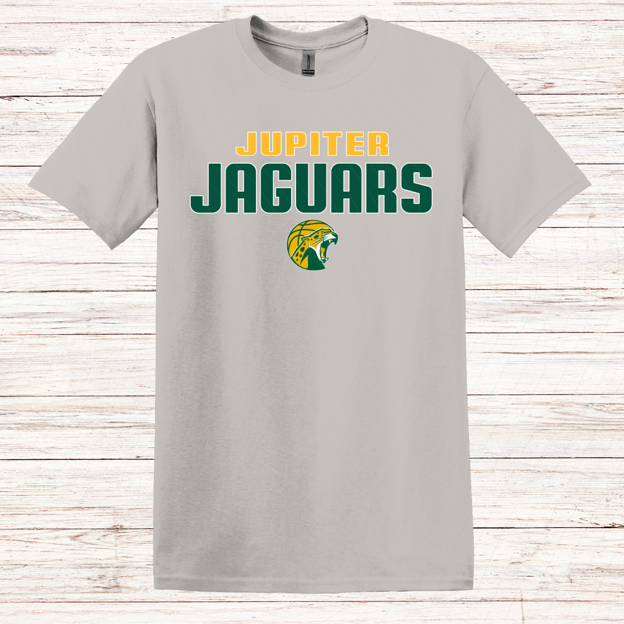 Jupiter Jaguars Basketball- Design B-Shirts-Short/Long Sleeve- Cotton/ Dri-Fit