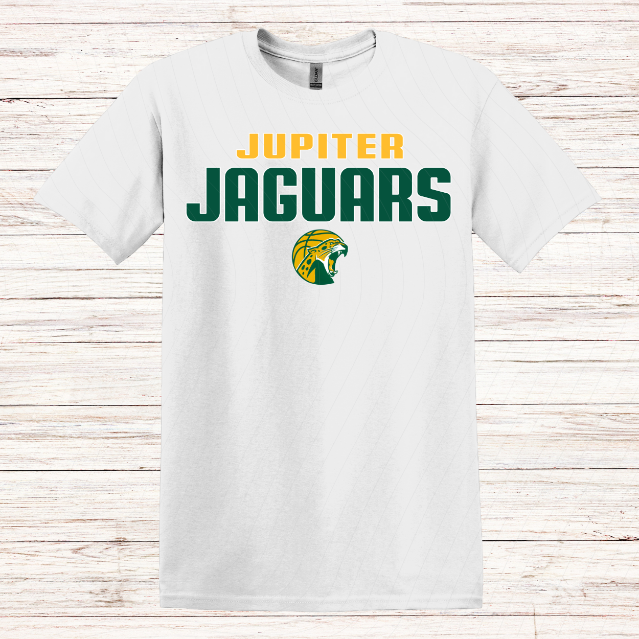 Jupiter Jaguars Basketball- Design B-Shirts-Short/Long Sleeve- Cotton/ Dri-Fit