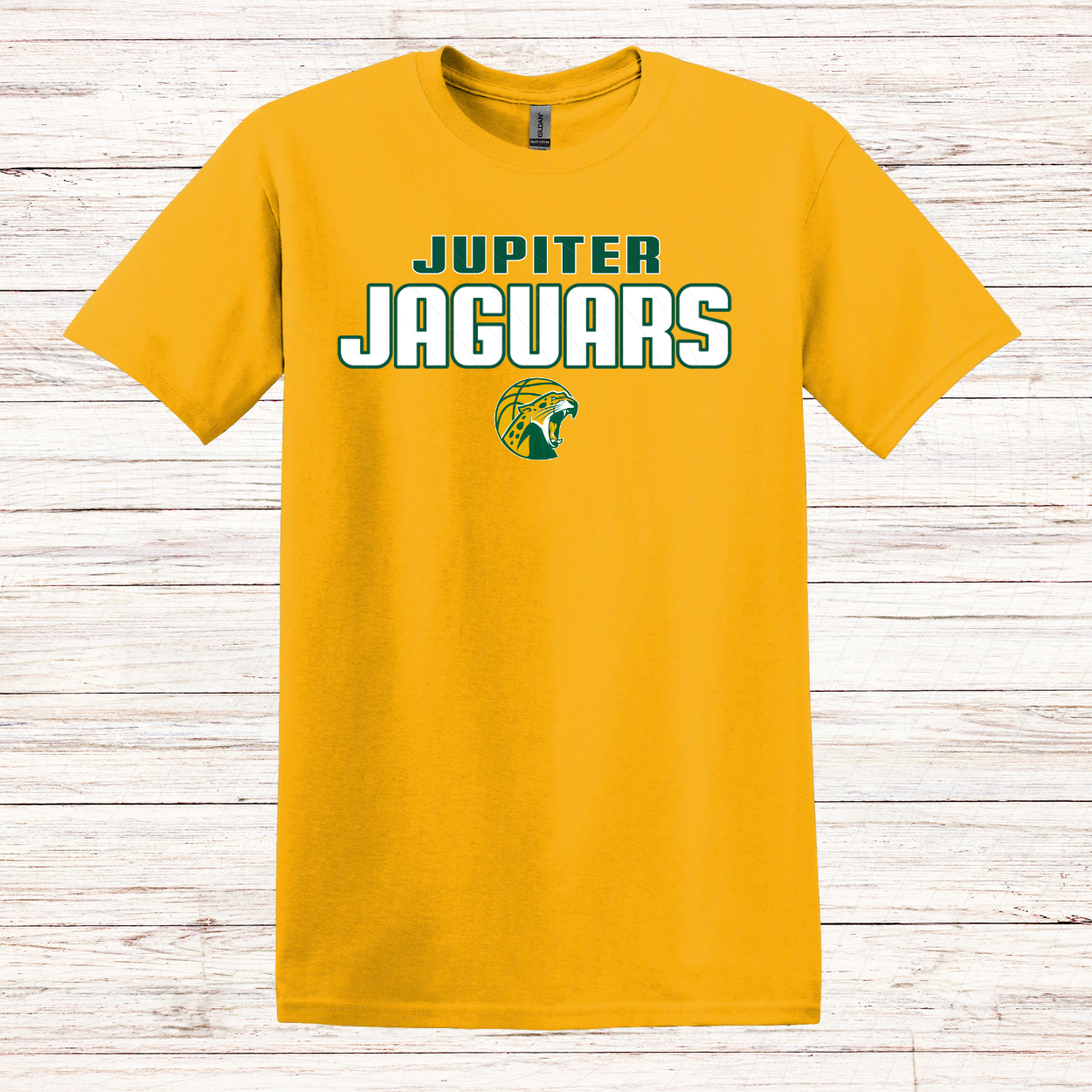 Jupiter Jaguars Basketball- Design B-Shirts-Short/Long Sleeve- Cotton/ Dri-Fit