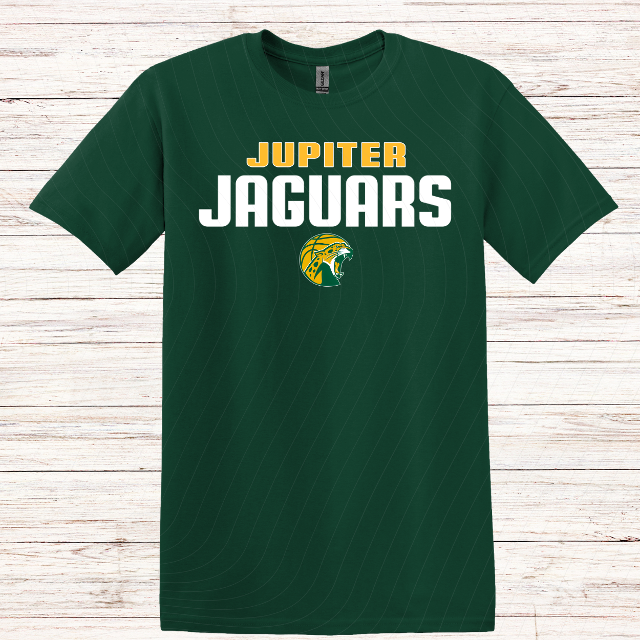 Jupiter Jaguars Basketball- Design B-Shirts-Short/Long Sleeve- Cotton/ Dri-Fit