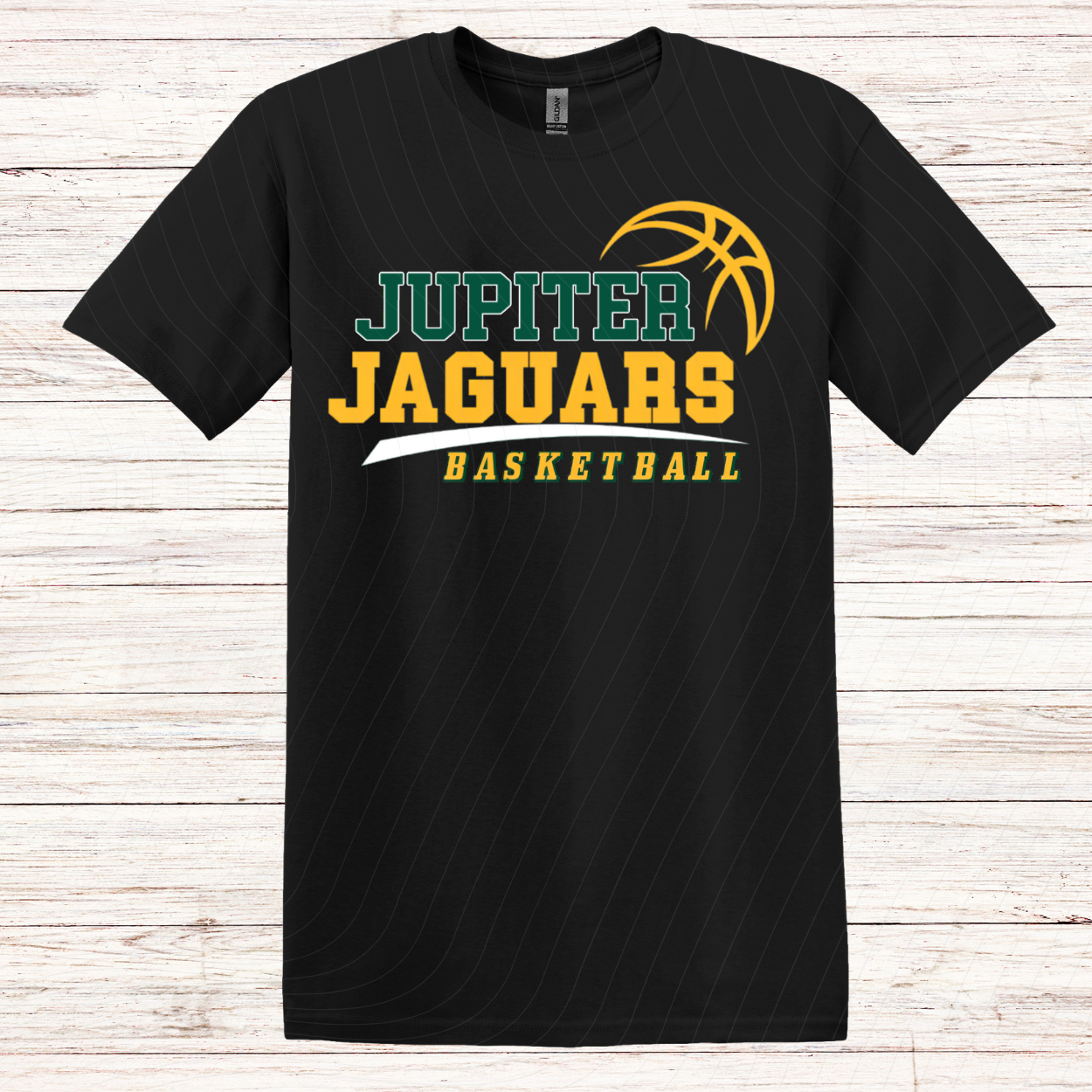 Jupiter Jaguars Basketball- Design C-Shirts-Short/Long Sleeve- Cotton/ Dri-Fit