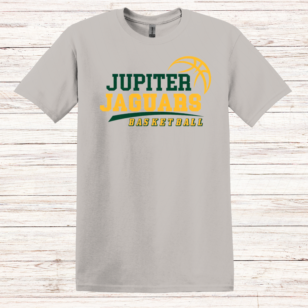 Jupiter Jaguars Basketball- Design C-Shirts-Short/Long Sleeve- Cotton/ Dri-Fit