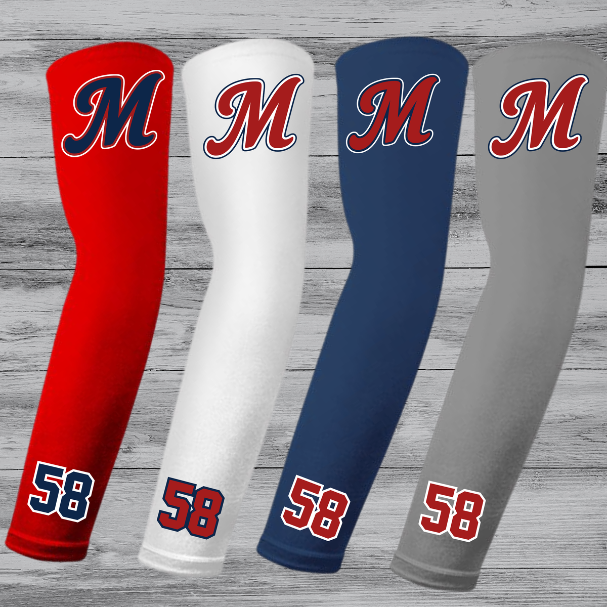 Macon Nationals-Custom-Arm Sleeves design example