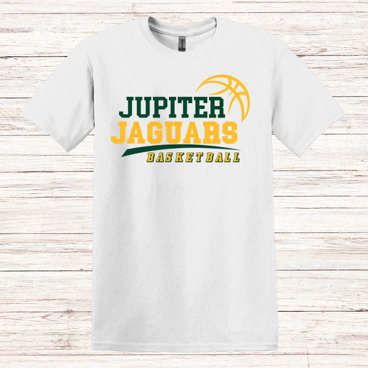 Jupiter Jaguars Basketball- Design C-Shirts-Short/Long Sleeve- Cotton/ Dri-Fit