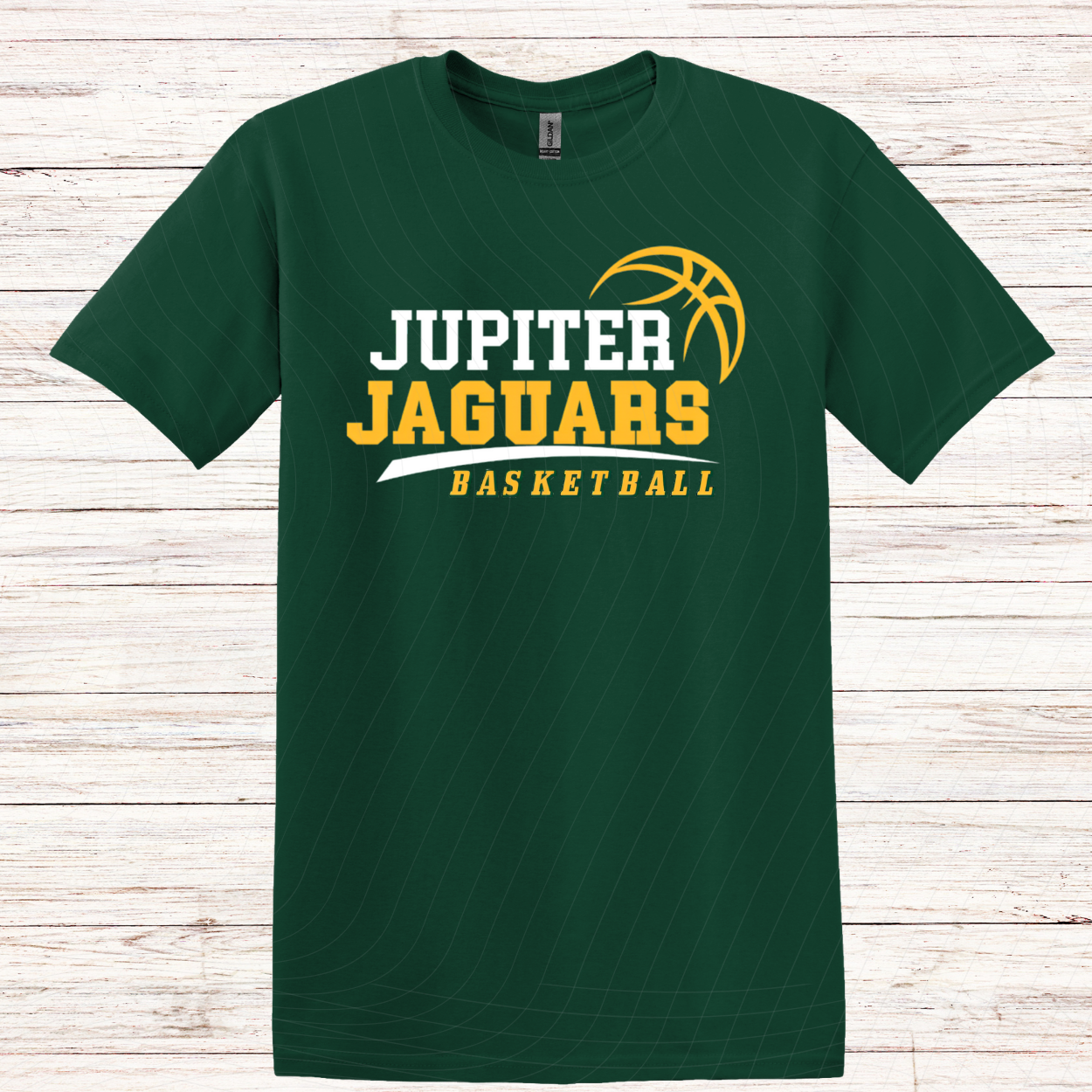 Jupiter Jaguars Basketball- Design C-Shirts-Short/Long Sleeve- Cotton/ Dri-Fit