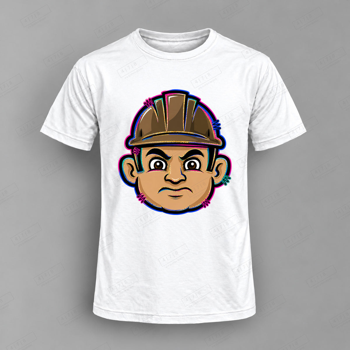aiassis Mascot Boilers Top shown on white shirt — 478 Custom Design