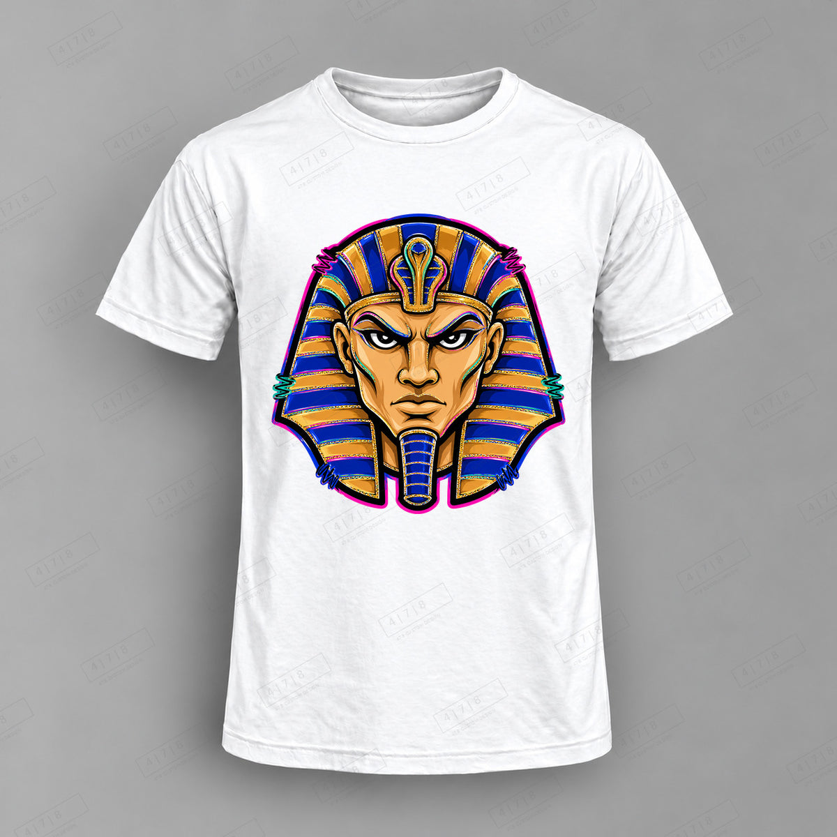 aiassis Mascot Sphinxes Top shown on white shirt — 478 Custom Design