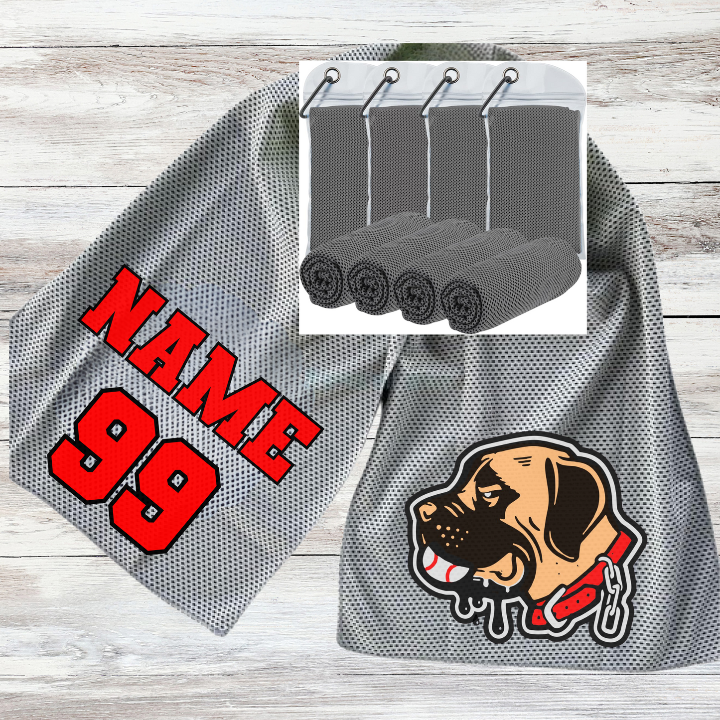 Sandlot Baseball Custom Cooling Towel