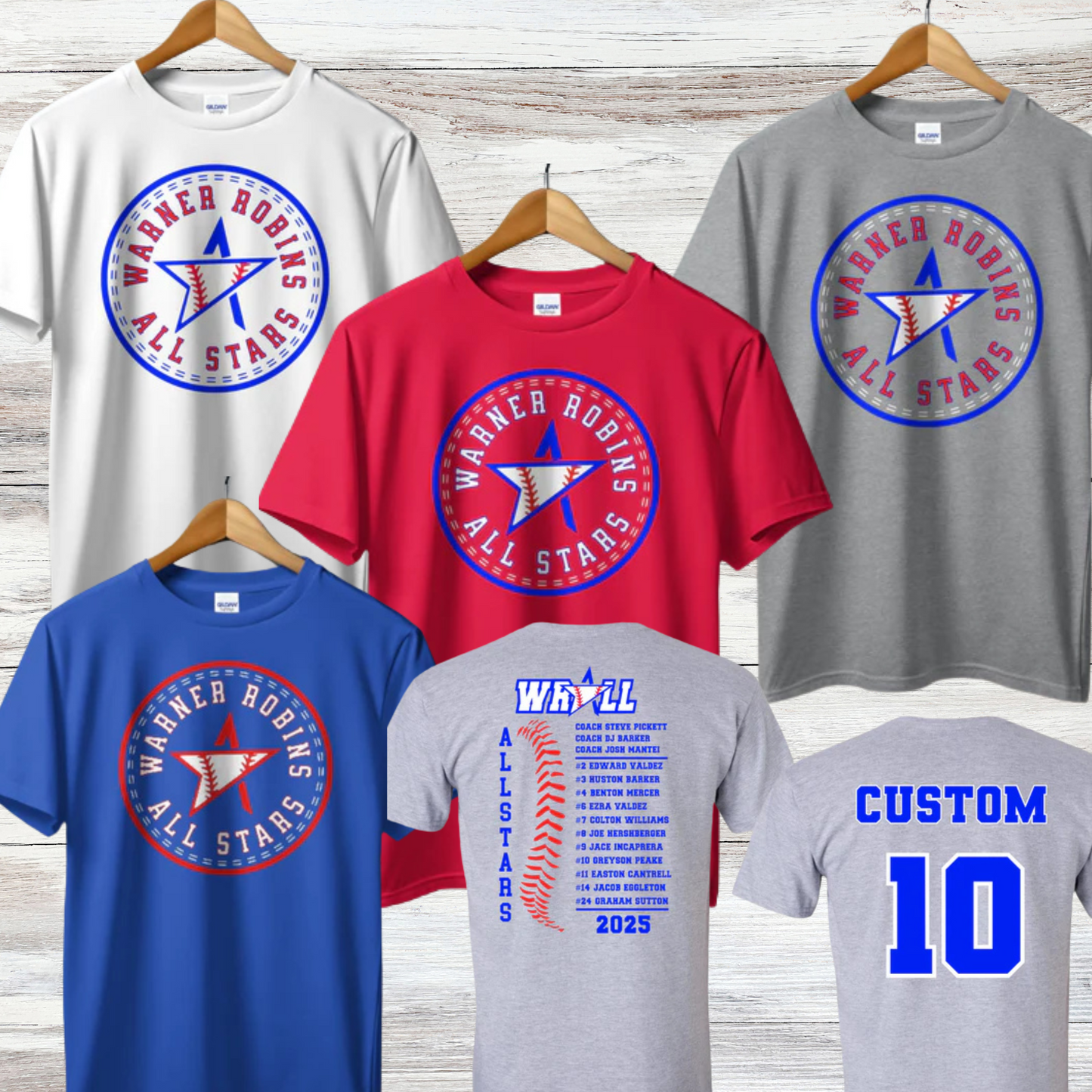 WRALL All Stars- Design 2- Short Sleeve or Tank All Colors