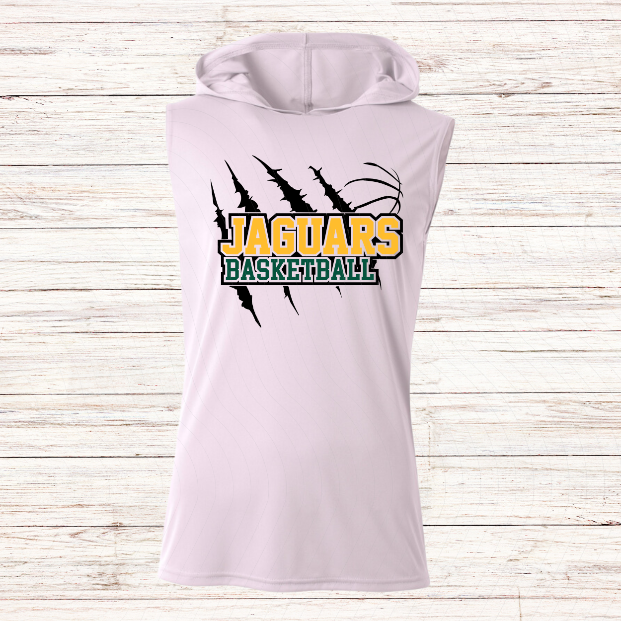 Jupiter Jaguars Basketball -Design D-Dri Fit Sleeveless w/ Hood