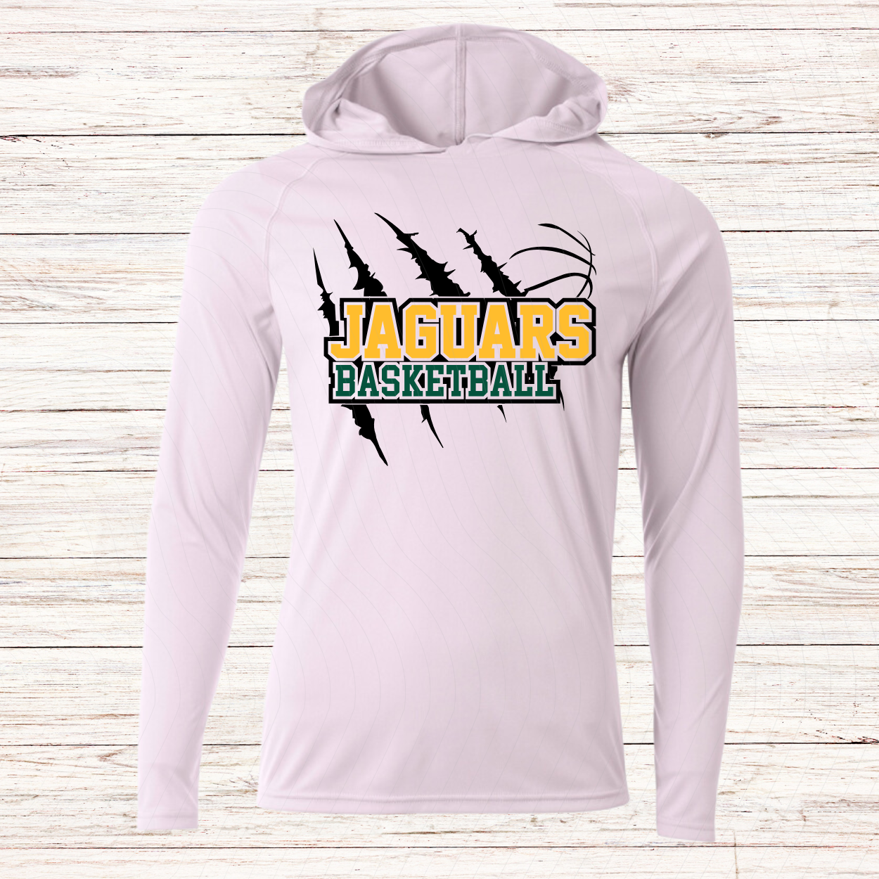 Jupiter Jaguars Basketball -Design D-Dri Fit Long Sleeve w/ Hood